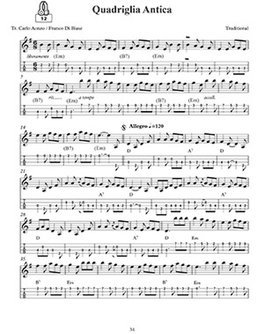Italian Folk Songs for Mandolin from Abruzzo Mandolin scores gallery preview page 2