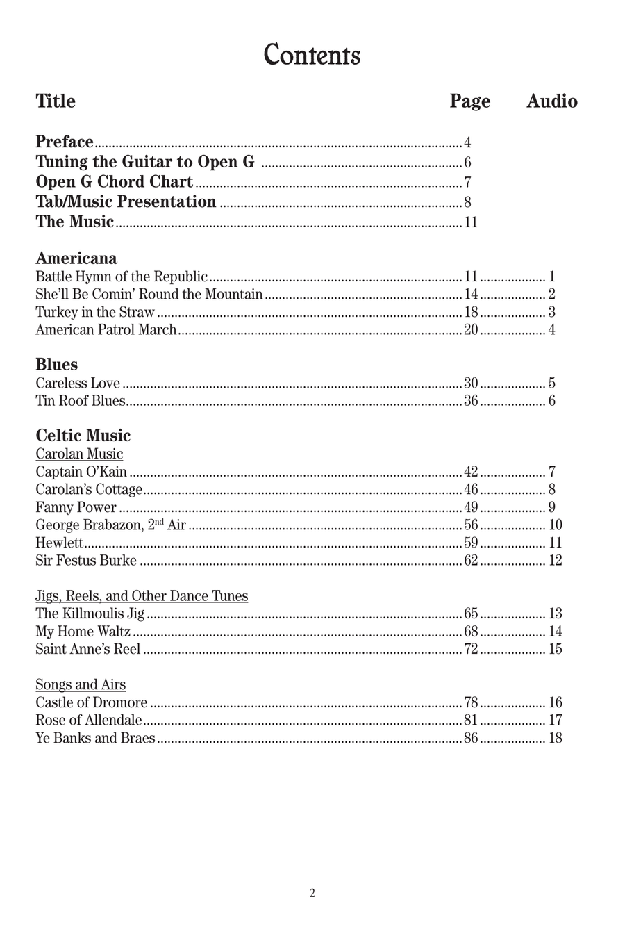 New Directions in Open G Guitar Tuning Guitar scores gallery preview page 3