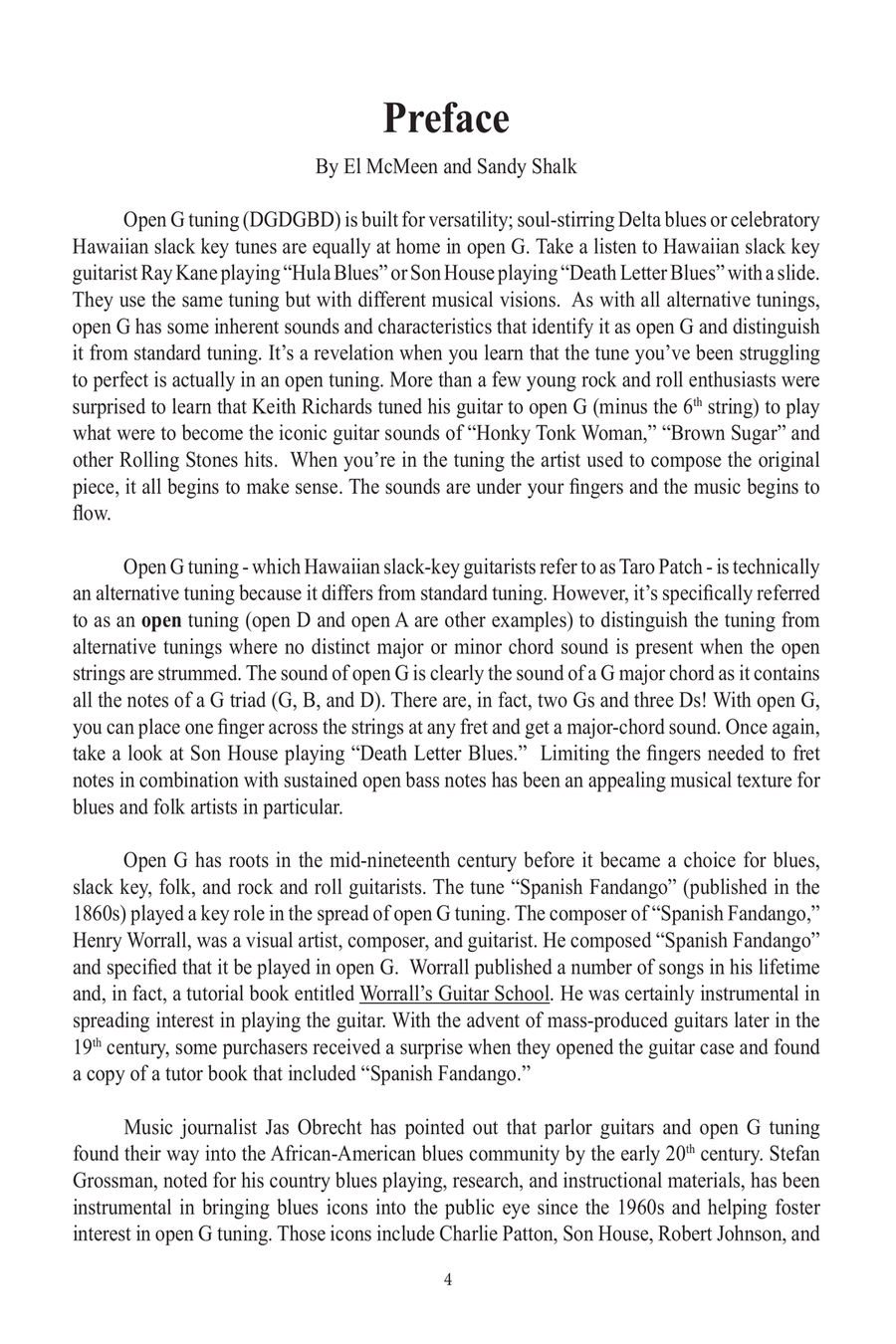 New Directions in Open G Guitar Tuning Guitar scores gallery preview page 5