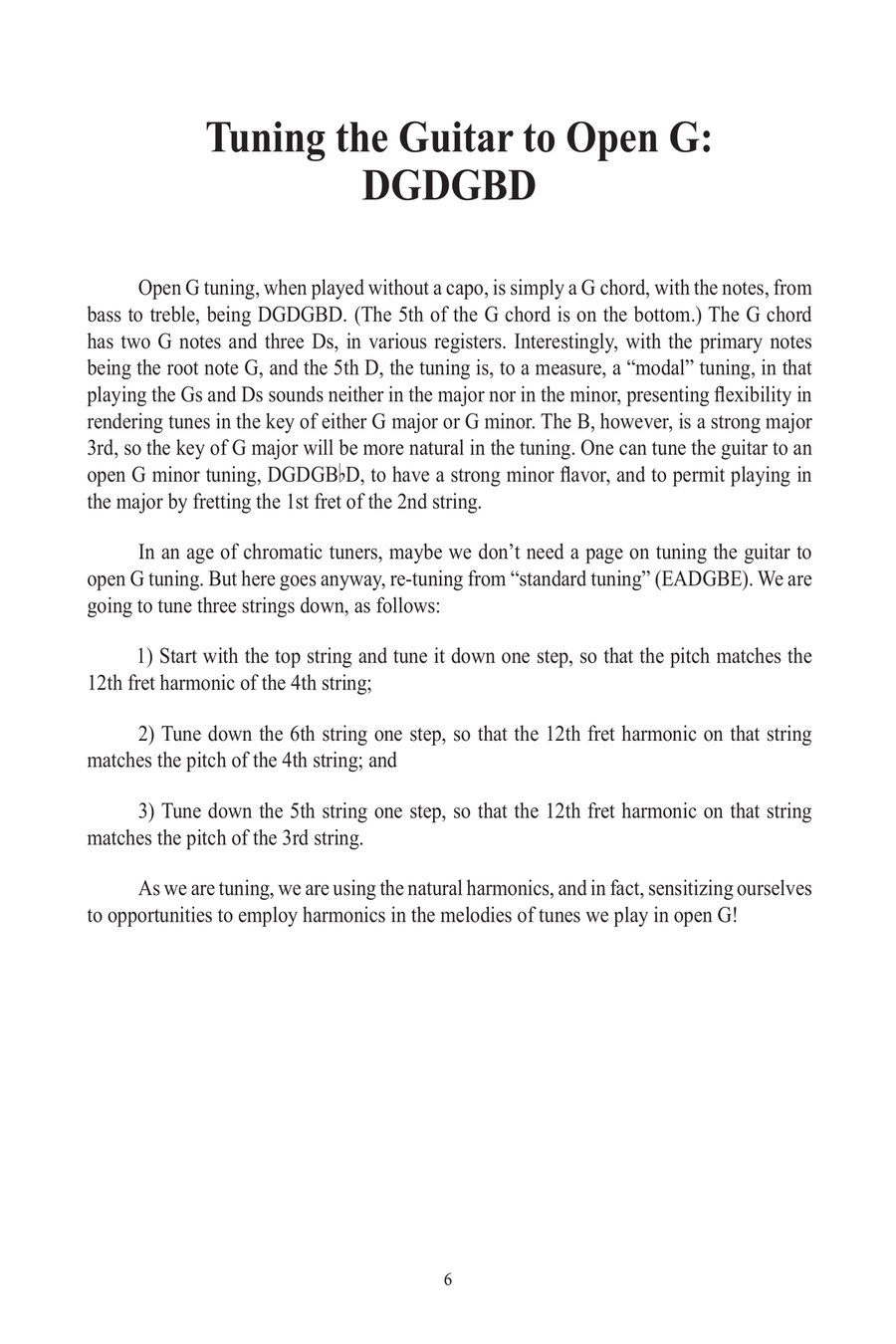 New Directions in Open G Guitar Tuning Guitar scores gallery preview page 7