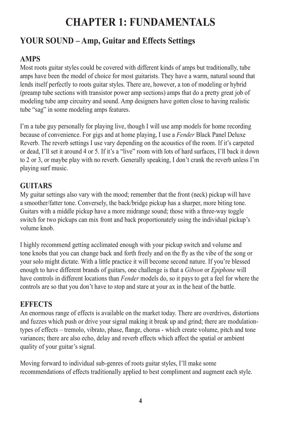 The Complete Guide to Roots Style Guitar Guitar scores gallery preview page 5