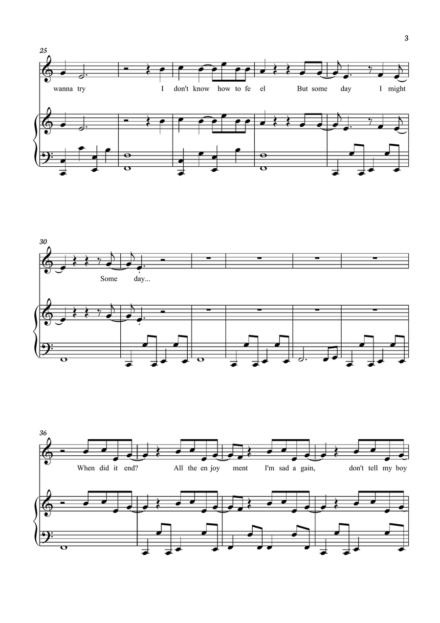 What Was I Made For? Flute Solo scores gallery preview page 3