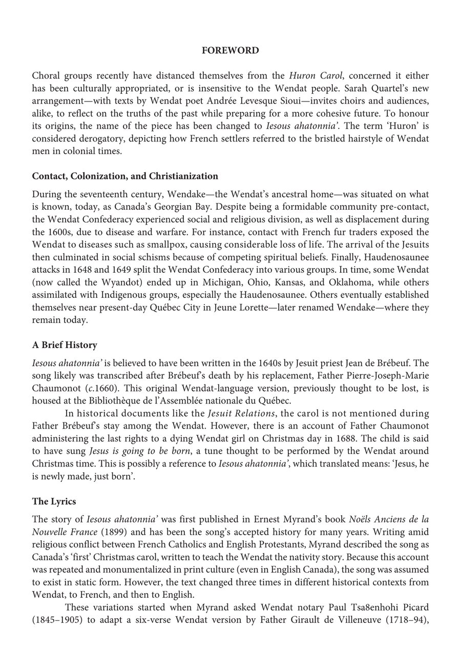 Iesous ahatonnia' Iesous ahatonnia' Score scores gallery preview page 2