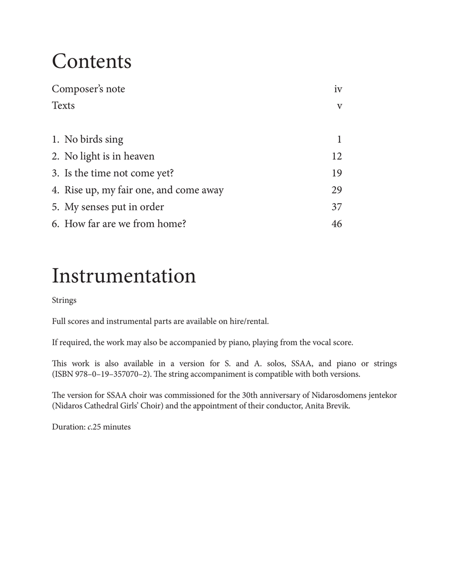 One Touch of Nature One Touch of Nature SSATB scores gallery preview page 2