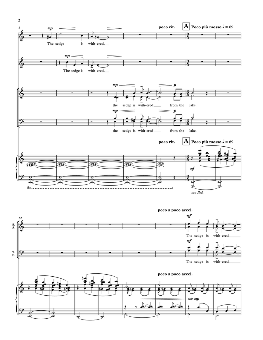 One Touch of Nature One Touch of Nature SSATB scores gallery preview page 4