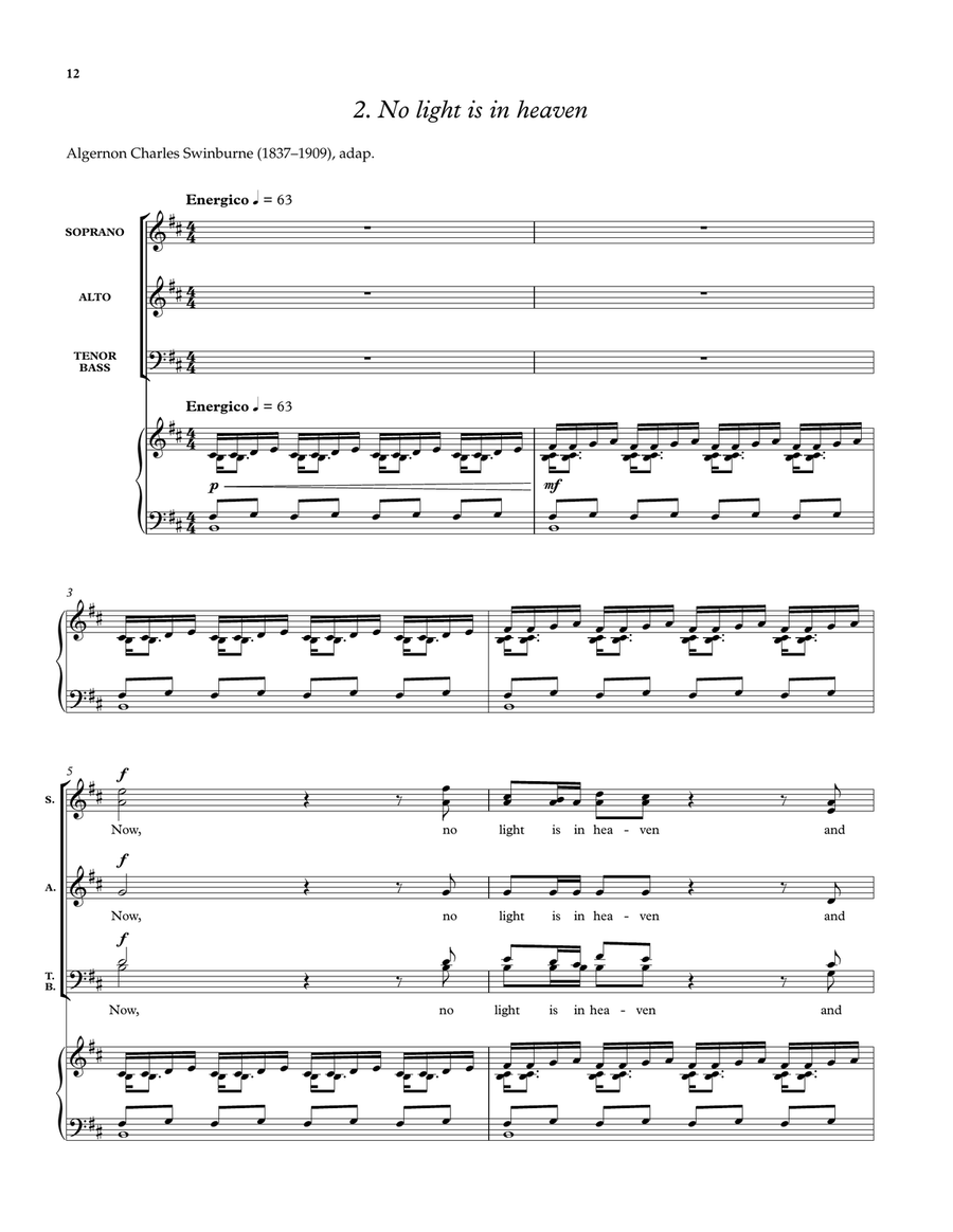 One Touch of Nature One Touch of Nature SSATB scores gallery preview page 6