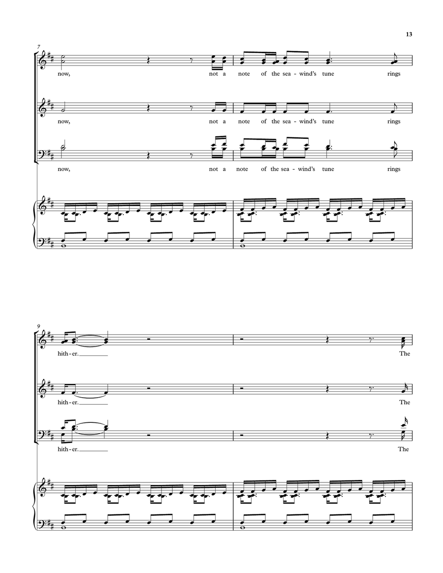 One Touch of Nature One Touch of Nature SSATB scores gallery preview page 7