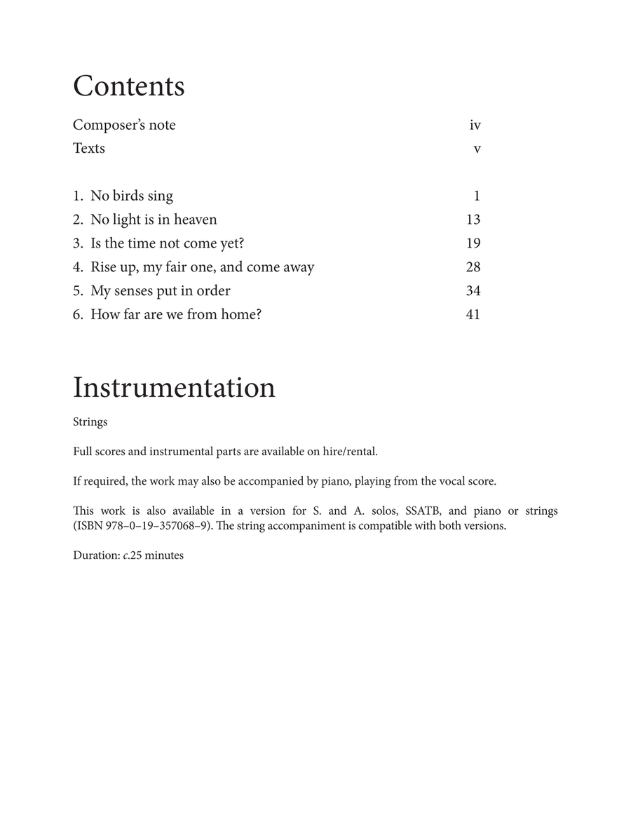 One Touch of Nature One Touch of Nature SSAA scores gallery preview page 2