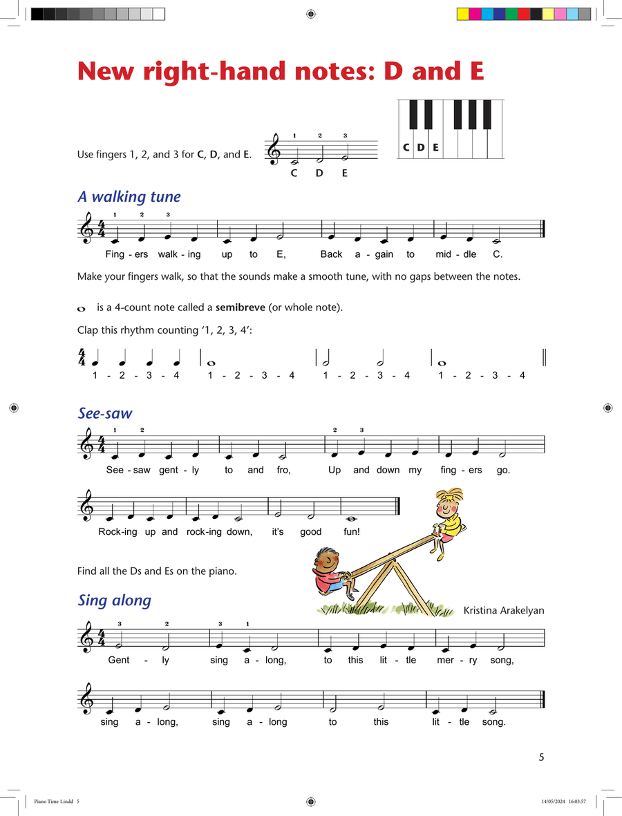 Piano Time 1 (Third Edition) Piano Method scores gallery preview page 5