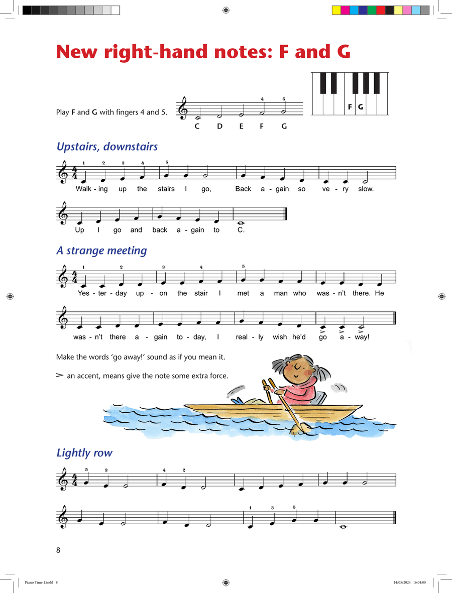 Piano Time 1 (Third Edition) Piano Method scores gallery preview page 8