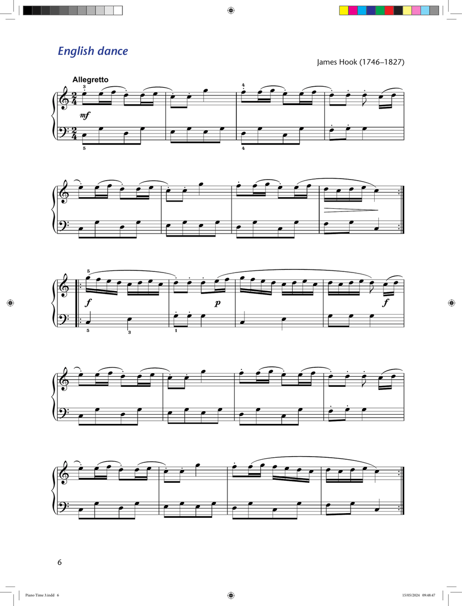 Piano Time 3 (Third Edition) Piano Method scores gallery preview page 6