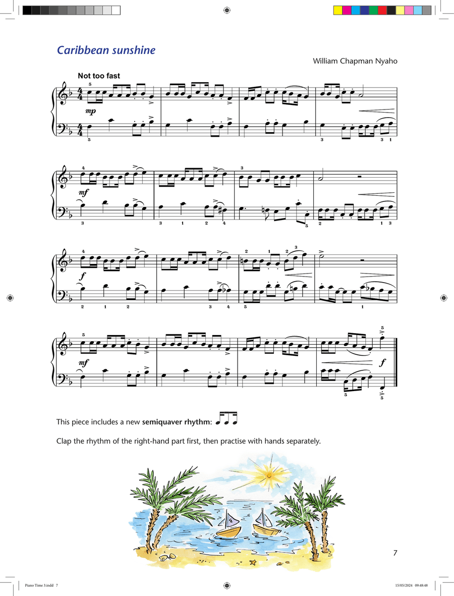 Piano Time 3 (Third Edition) Piano Method scores gallery preview page 7