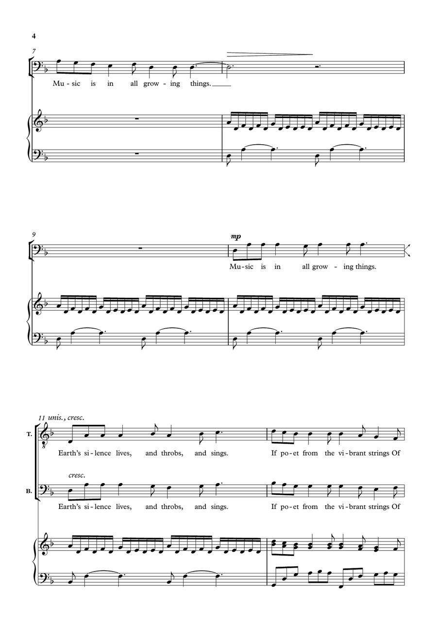 Music of Life Music of Life TTB scores gallery preview page 3