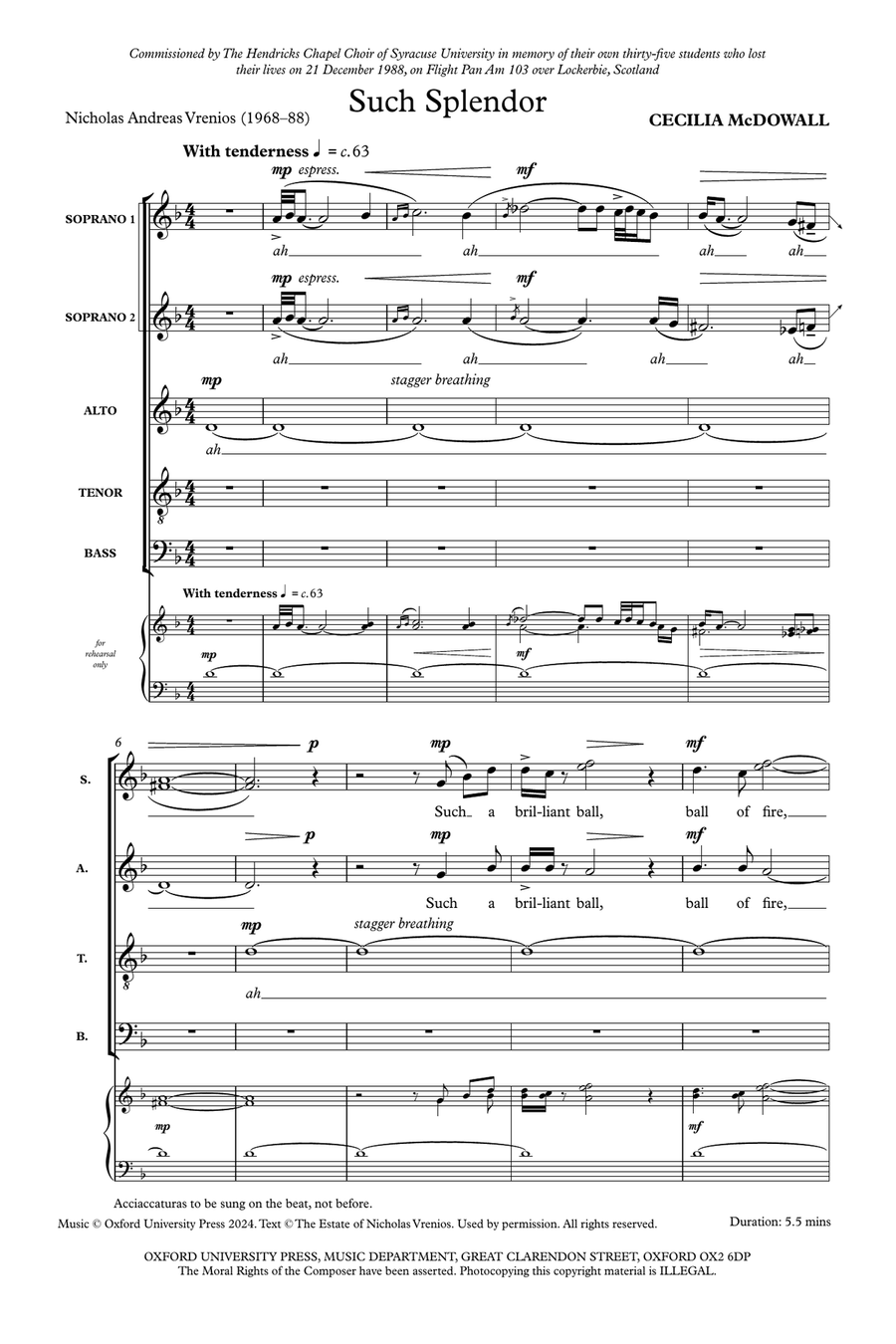 Such Splendor Such Splendor SSATB scores gallery preview page 2