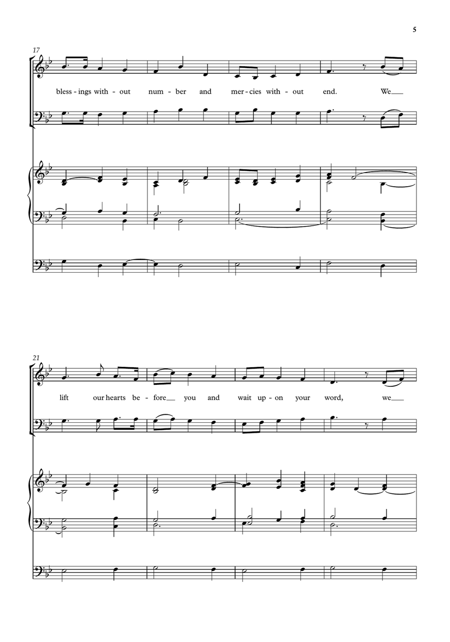 O God beyond all praising 4-Part scores gallery preview page 4