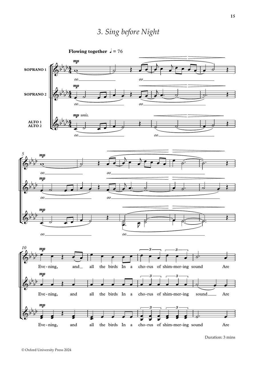 Songs of Spring Songs of Spring A Cappella scores gallery preview page 6