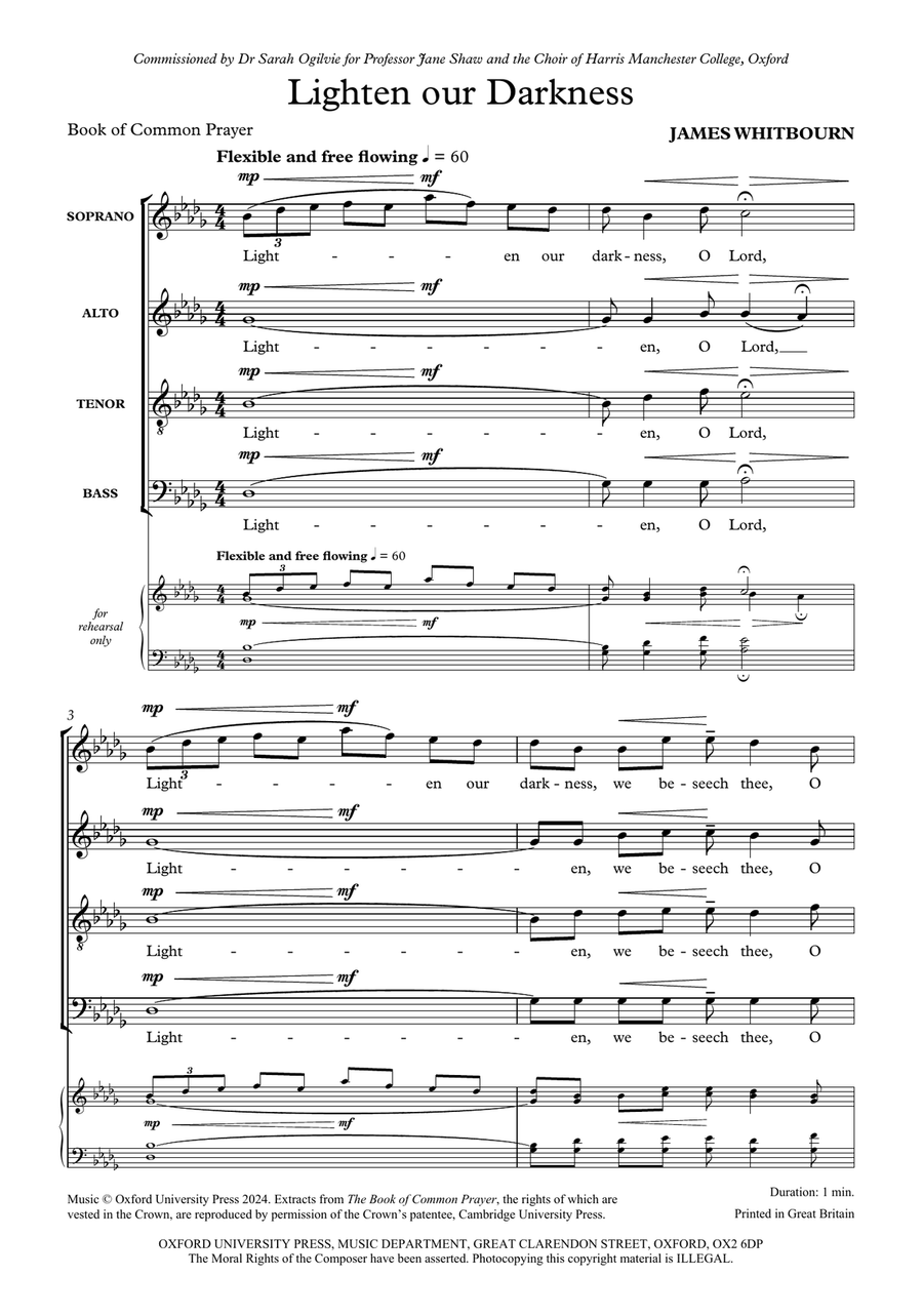 Lighten our Darkness Lighten our Darkness 4-Part scores gallery preview page 2