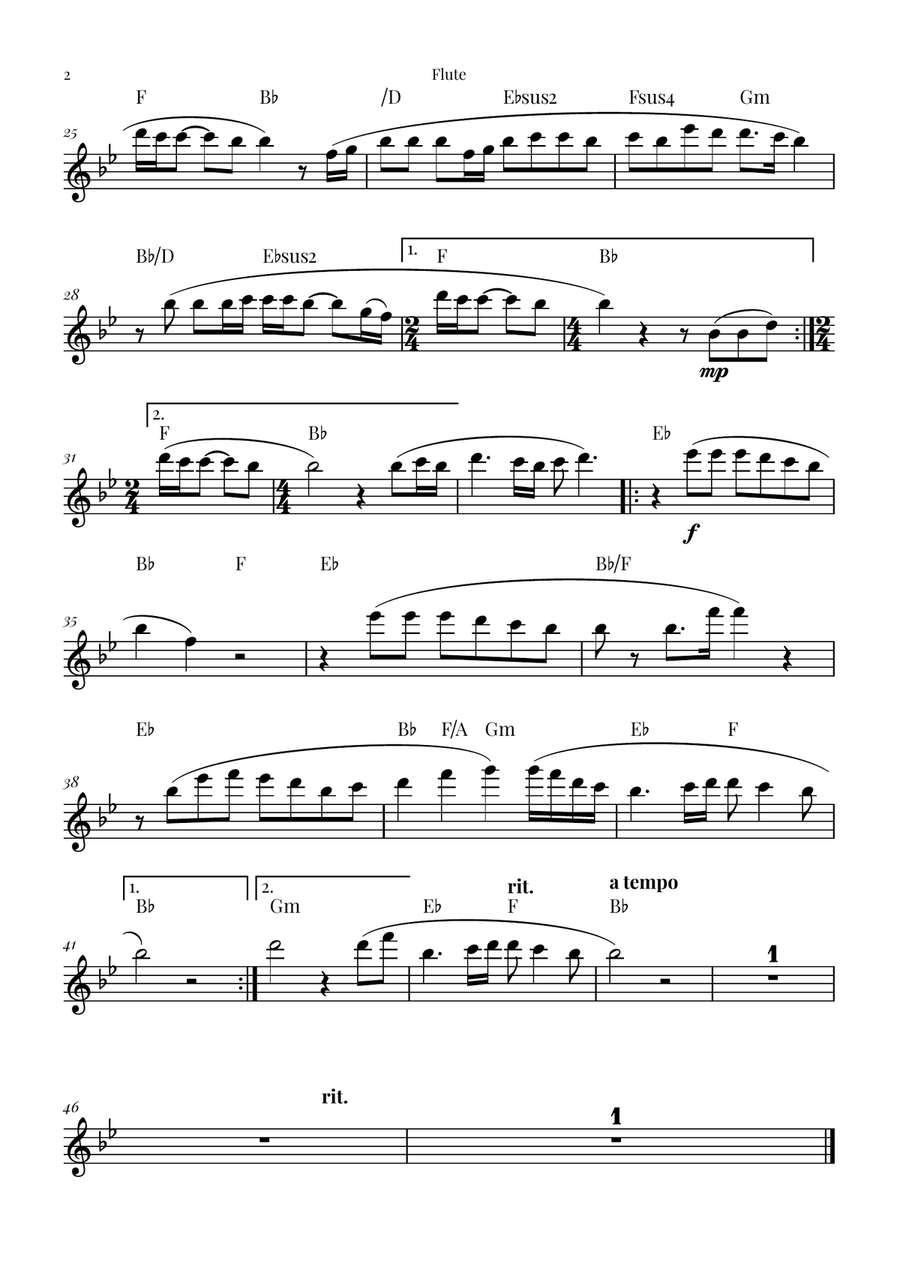 Goodness Of God Woodwind Quartet scores gallery preview page 5