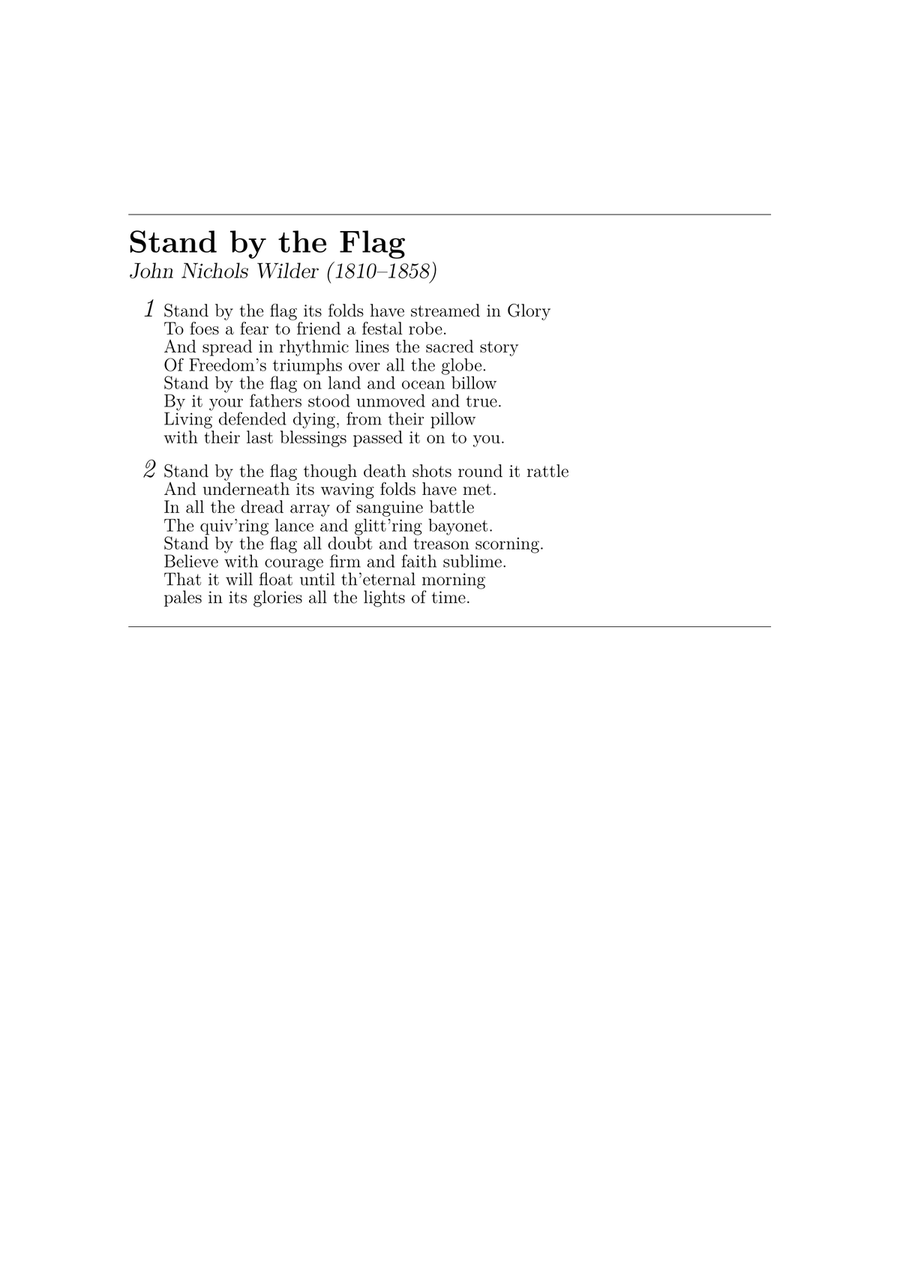 Stand by the Flag (easy piano version) Piano Method scores gallery preview page 2