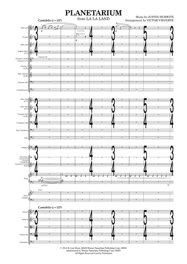 Planetarium - Score Only