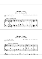 Hymn Tune Bury St. Edmund's (for organ manualiter; für Orgel) Organ scores gallery preview page 3