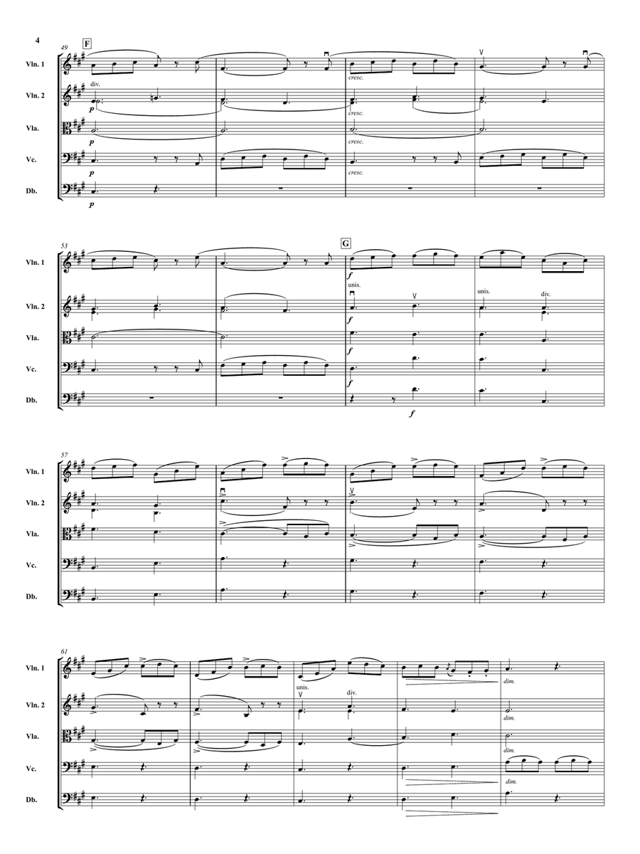 Suite for Strings after 12 Violin Sonatas, Op. 5 as played by Eugene Ormandy &Philadelphia Orchestra String Orchestra scores gallery preview page 5