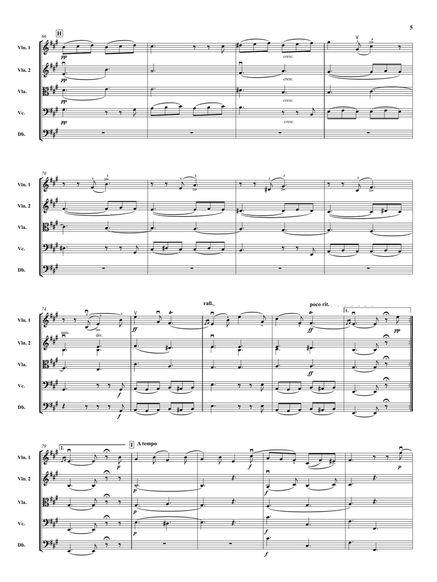 Suite for Strings after 12 Violin Sonatas, Op. 5 as played by Eugene Ormandy &Philadelphia Orchestra String Orchestra scores gallery preview page 6