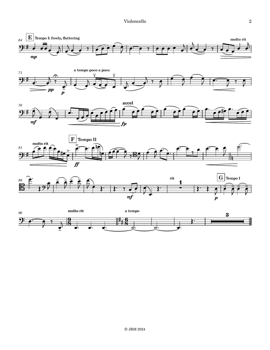 His Eye is on the Sparrow Piano scores gallery preview page 4