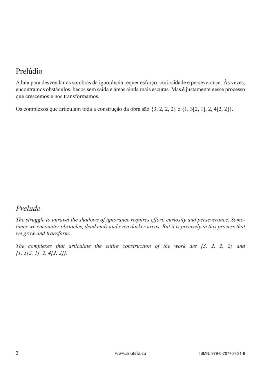 Opus nigrum - Primeiro estágio do alquimista / First stage of the alchemist (Vn & Gt) String Duet scores gallery preview page 2