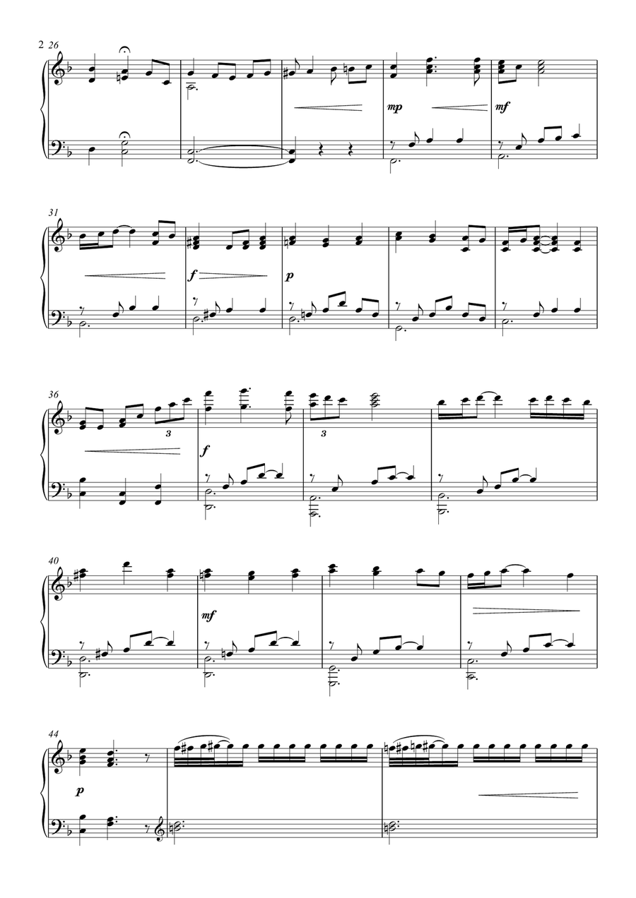 Rusalka's Song to the Moon Chamber Music scores gallery preview page 2