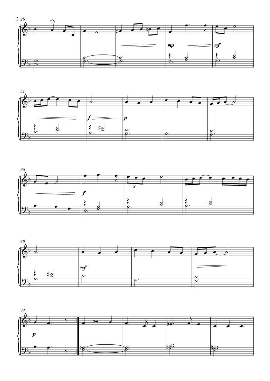 Rusalka's Song to the Moon Chamber Music scores gallery preview page 2