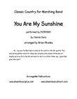 You Are My Sunshine
