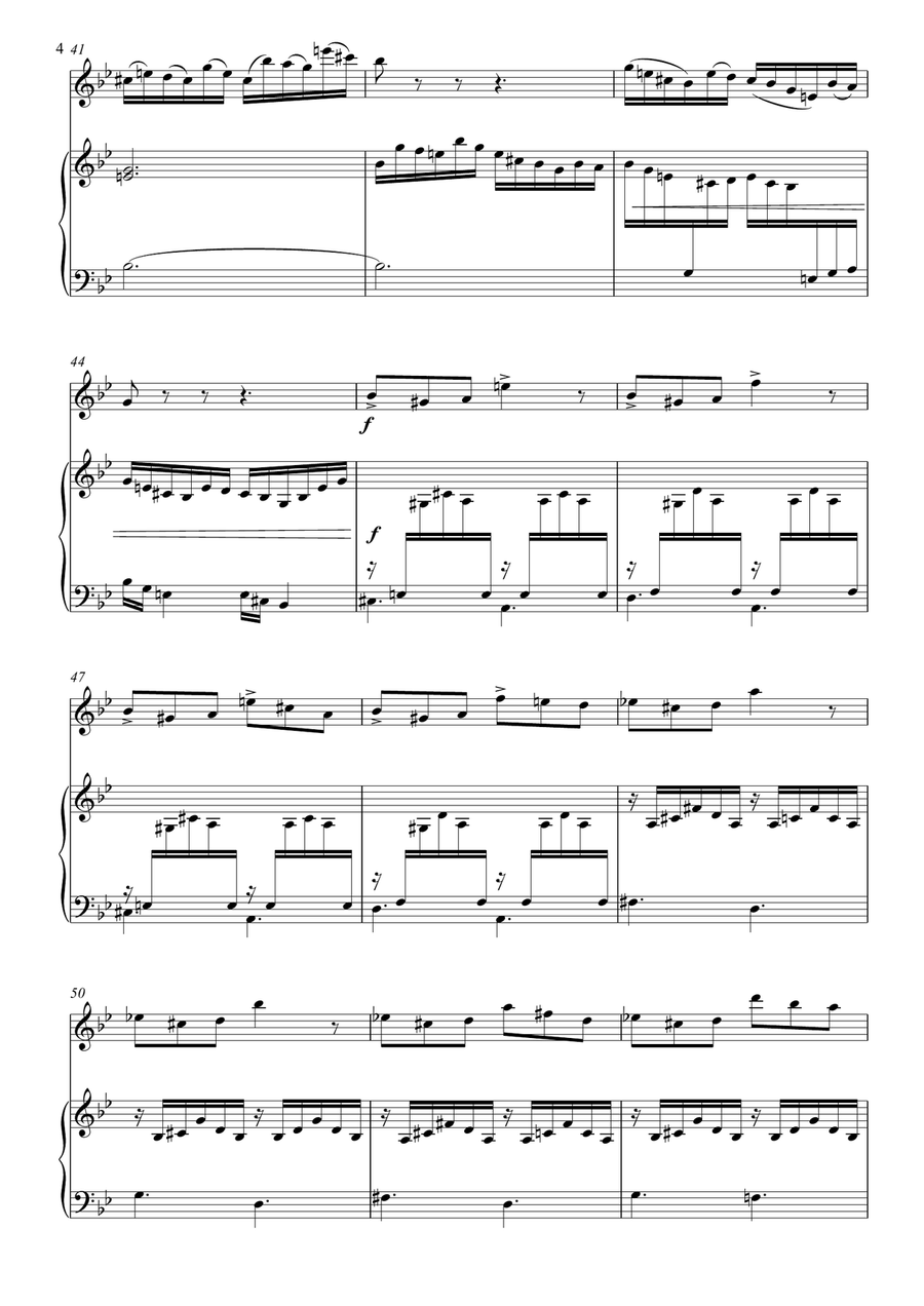Notturno in G Minor Notturno in G Minor Chamber Music scores gallery preview page 4