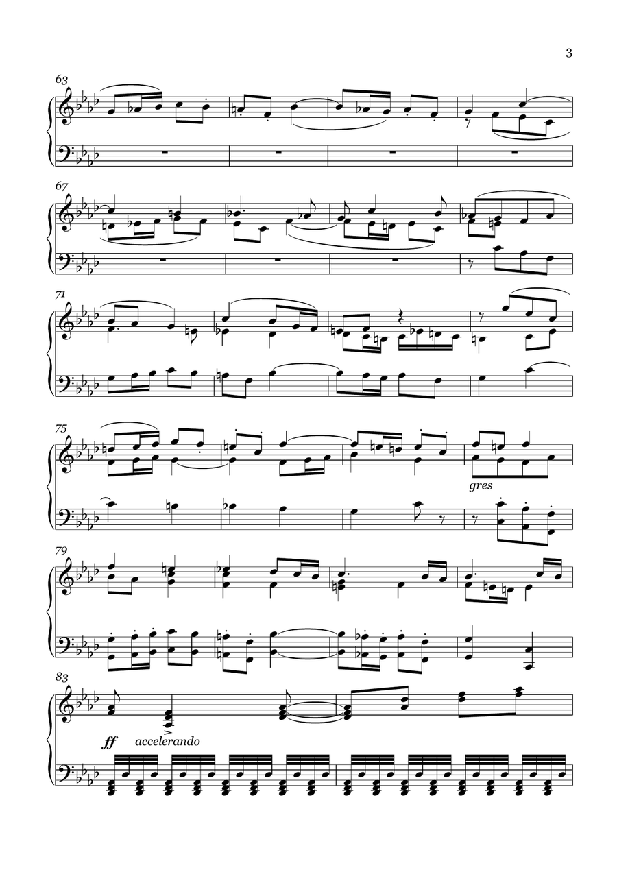 Capriccio for Piano Forte on the Protestant Chorale from 