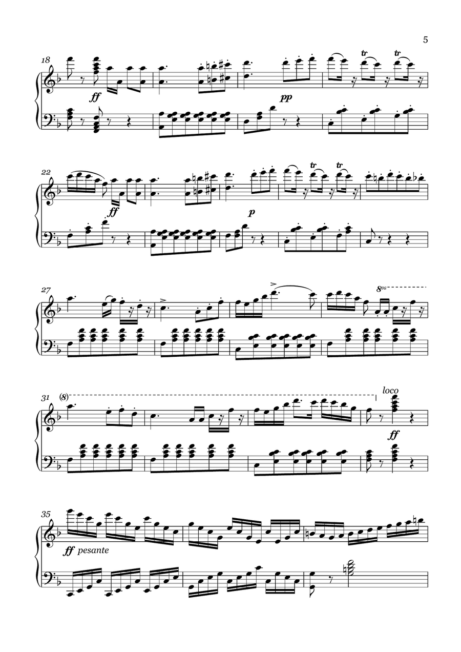 Capriccio for Piano Forte on the Protestant Chorale from 
