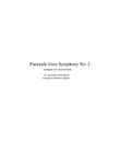 Pastorale from Symphony No. 2