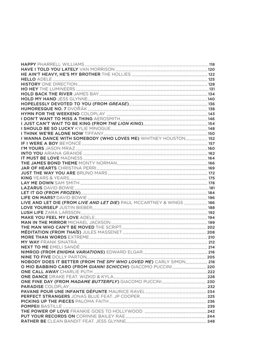 I Don't Want To Miss A Thing Easy Piano scores gallery preview page 4