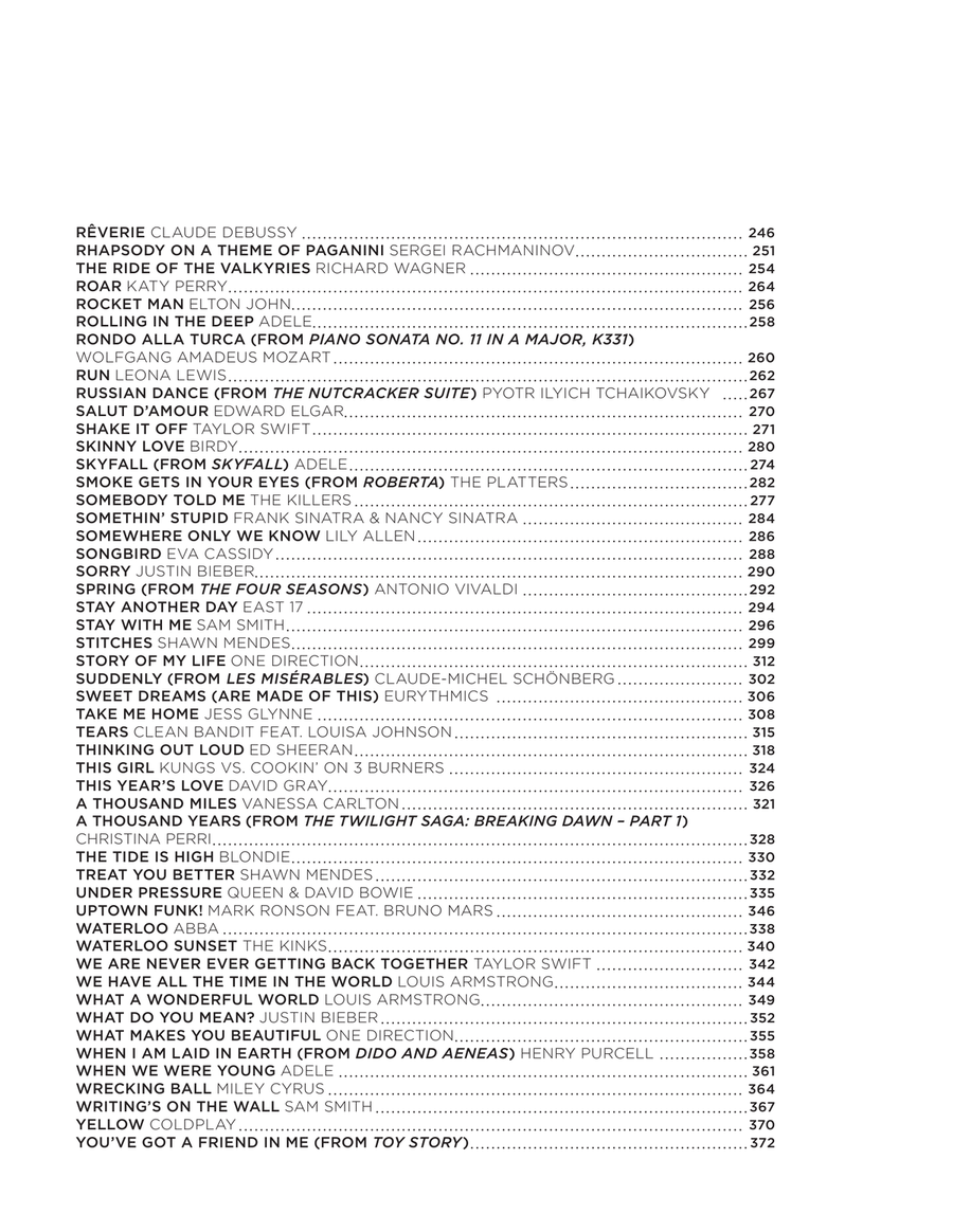 I Don't Want To Miss A Thing Easy Piano scores gallery preview page 5