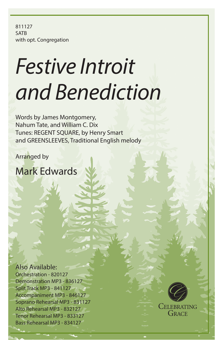 Festive Introit and Benediction (Digital) 4-Part scores gallery preview page 1