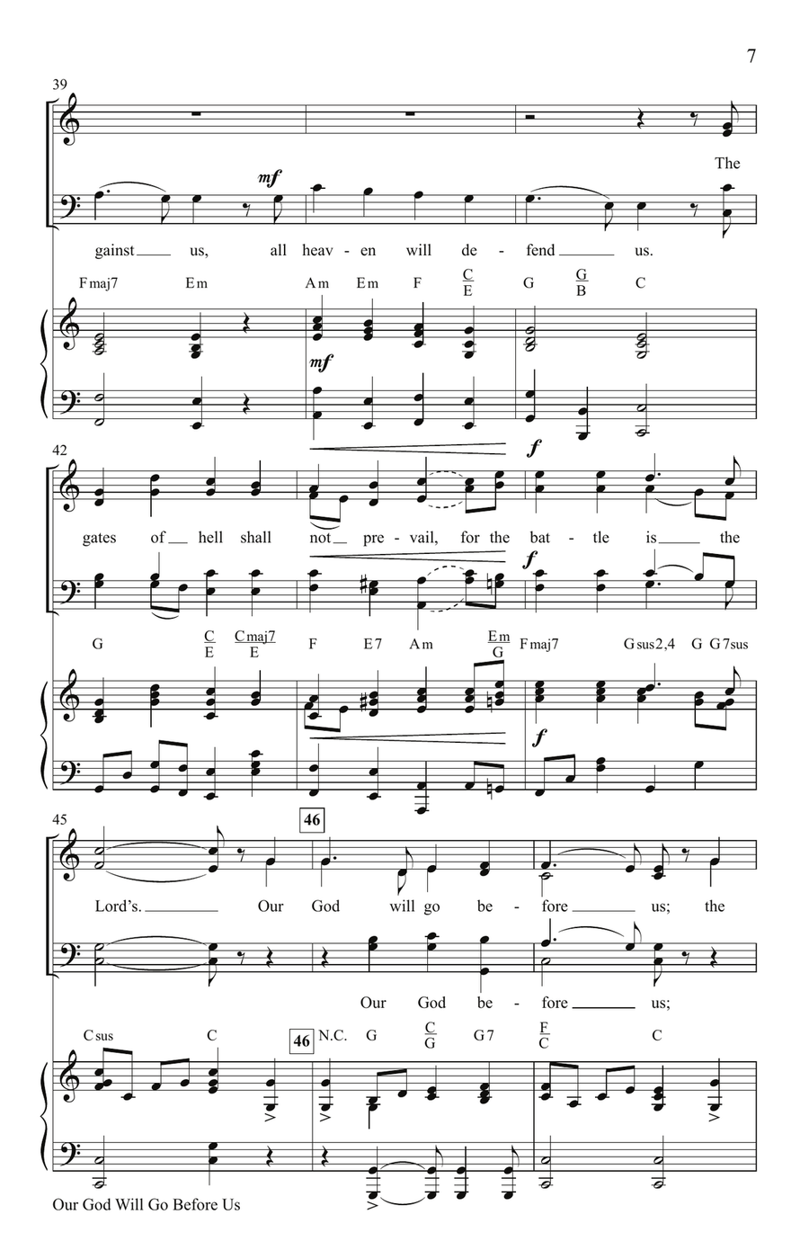 Our God Will Go Before Us (Digital) 4-Part scores gallery preview page 6