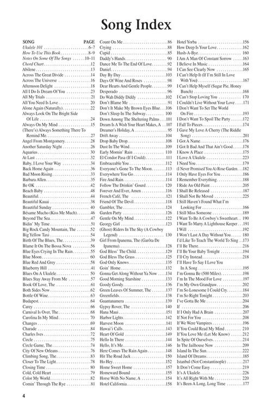 The Daily Ukulele – Another Year Piano scores gallery preview page 3