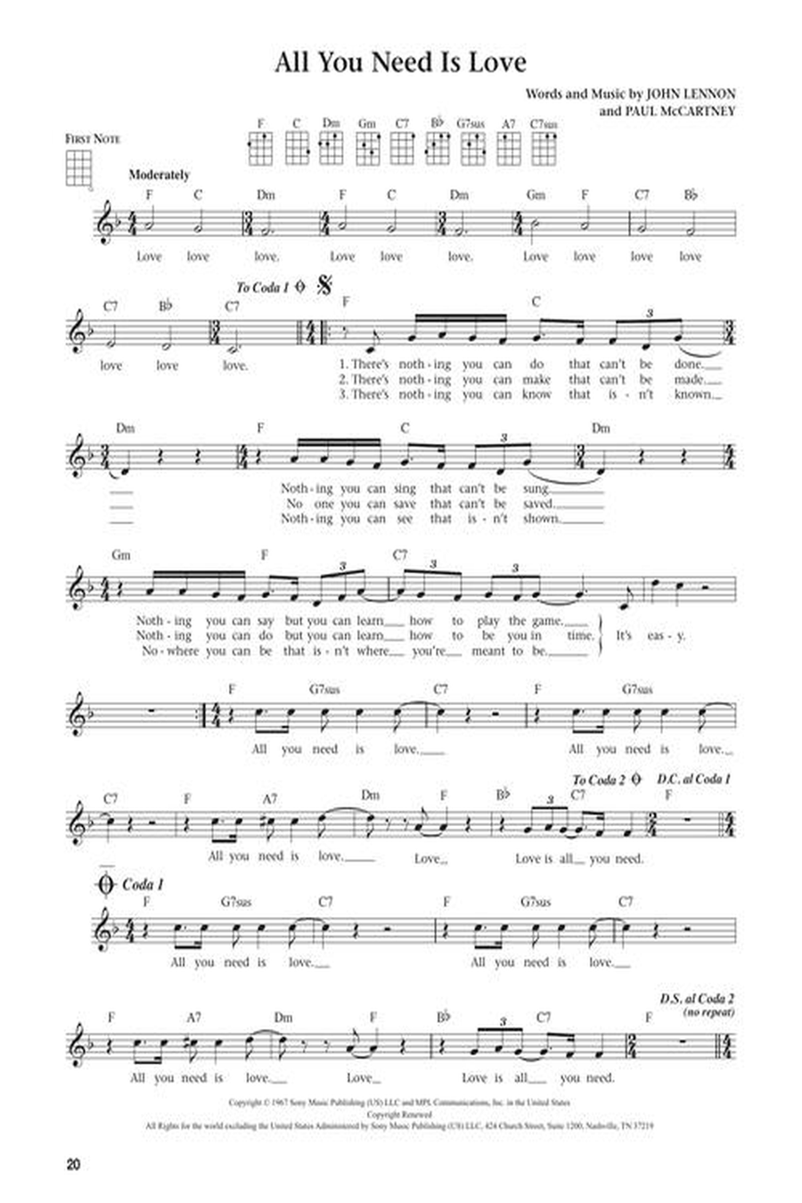The Daily Ukulele – Another Year Piano scores gallery preview page 6