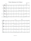 WALTZ MODERATO IN G MAJOR (very easy)