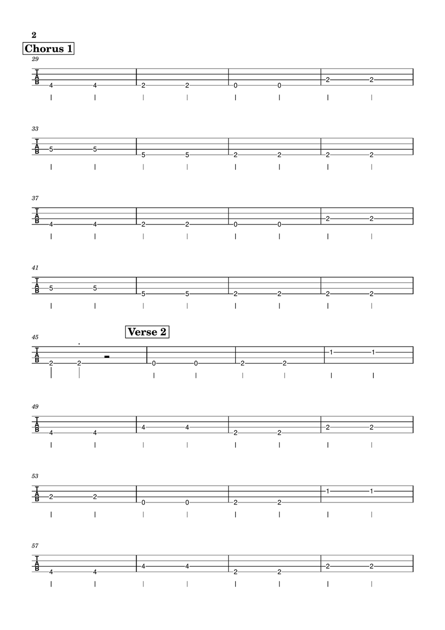 Sitting On The Edge Of The Ocean Acoustic Guitar scores gallery preview page 2