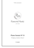 Piano Sonata No. 11 (violin and piano)