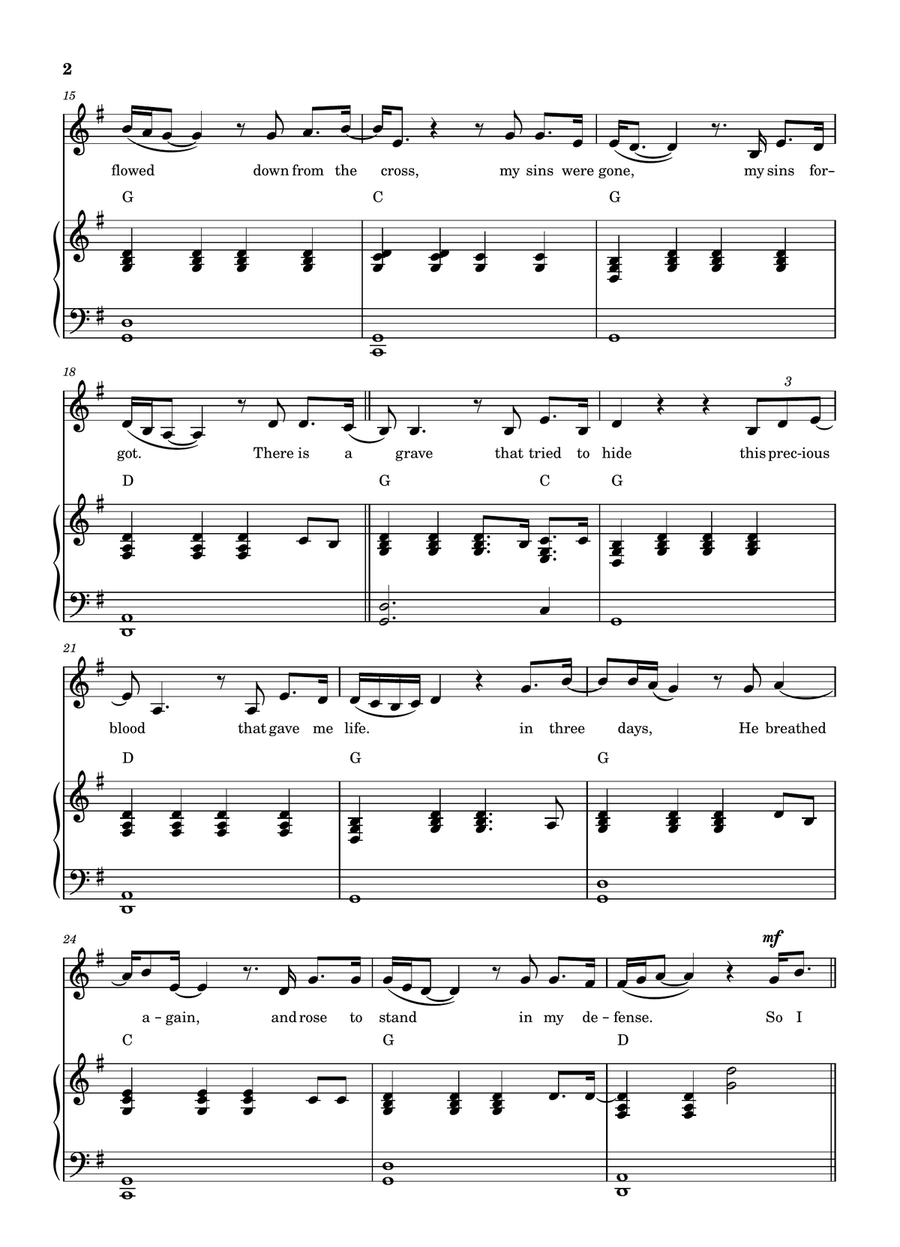 Goodness Of God Goodness Of God 4-Part scores gallery preview page 2