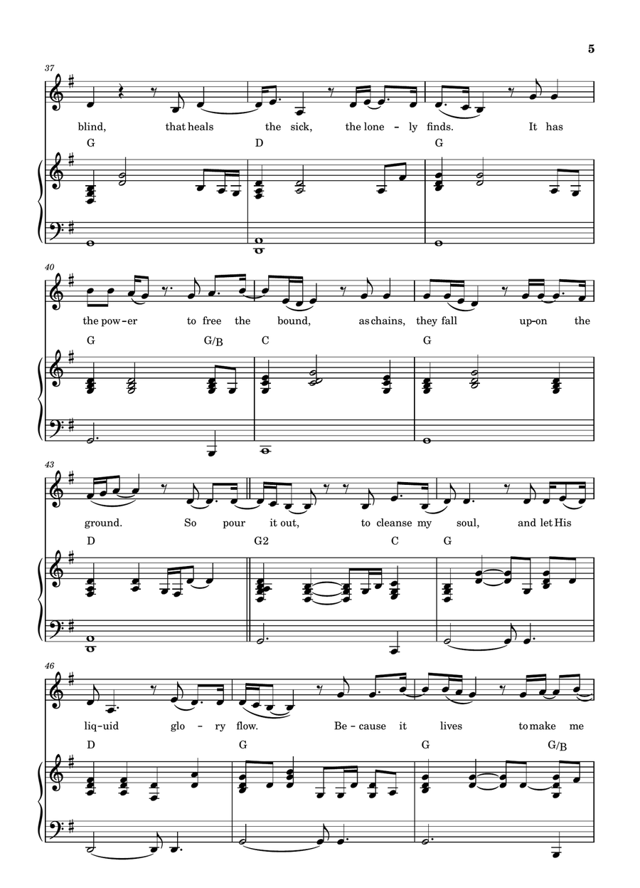 Goodness Of God Goodness Of God 4-Part scores gallery preview page 5