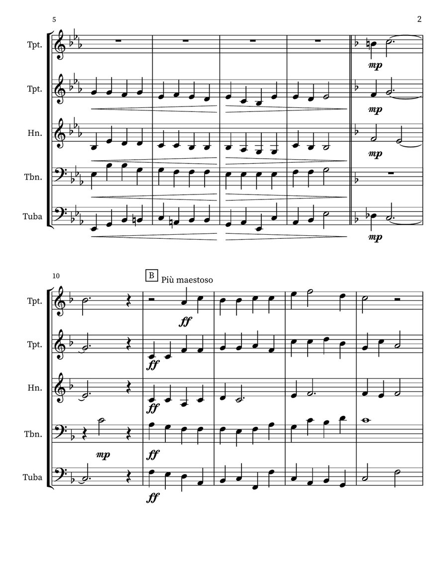Hark! What Mean Those Holy Voices Small Ensemble scores gallery preview page 2