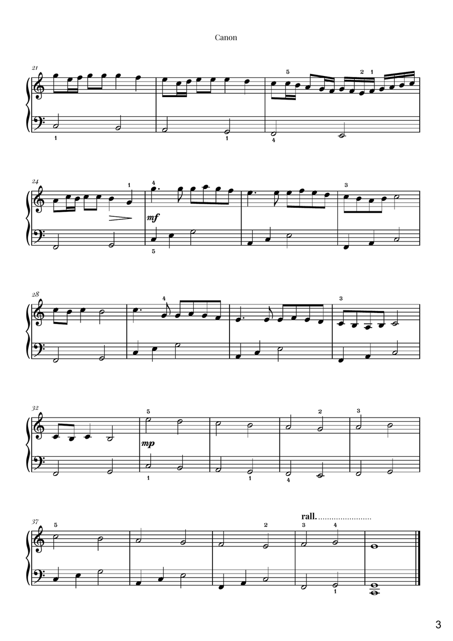 10 Classical Masterpieces in Easy Piano Arrangements Piano Method scores gallery preview page 3