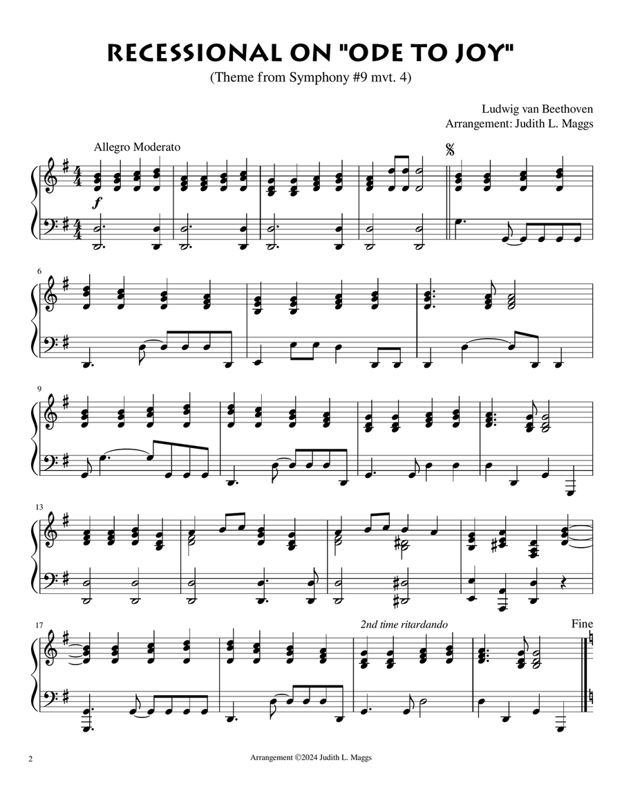 Recessional on 